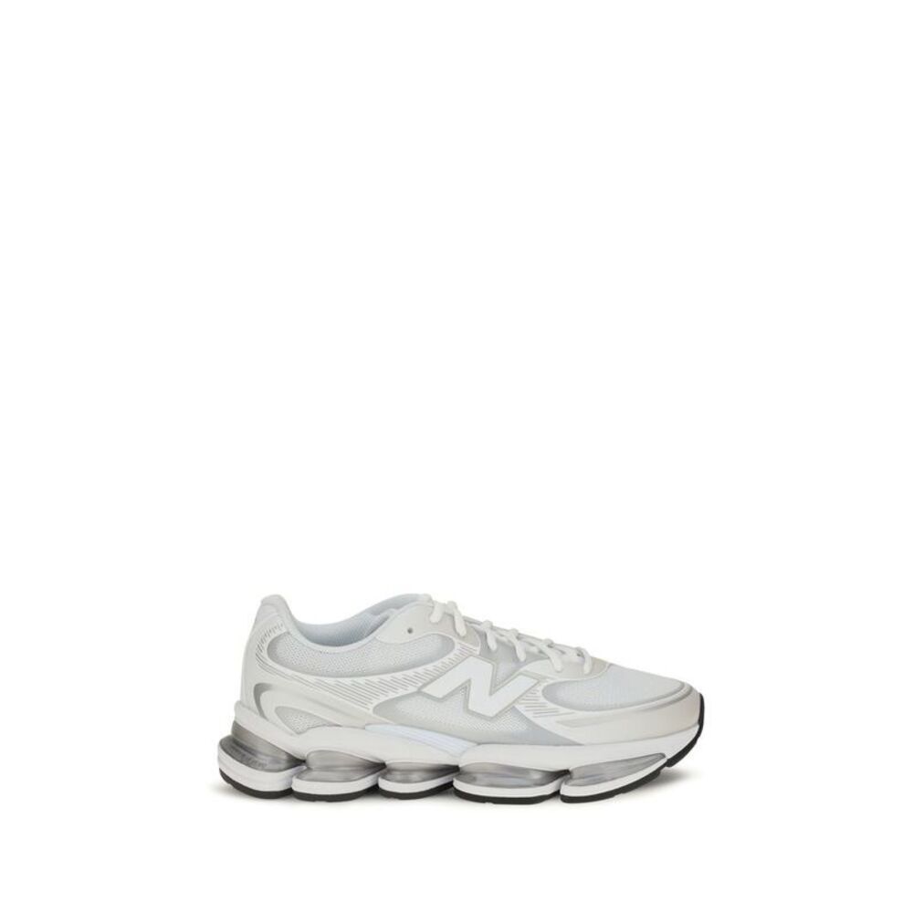 New Balance White Polyamide Athletic Men's Sneakers